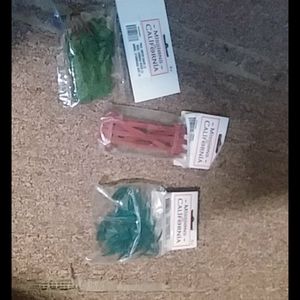 Mini plastic Trees and fence for projects